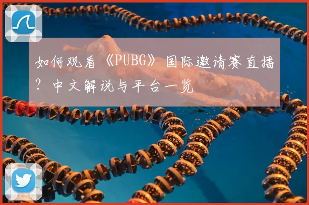 如何观看《PUBG》国际邀请赛直播?中文解说与平台一览